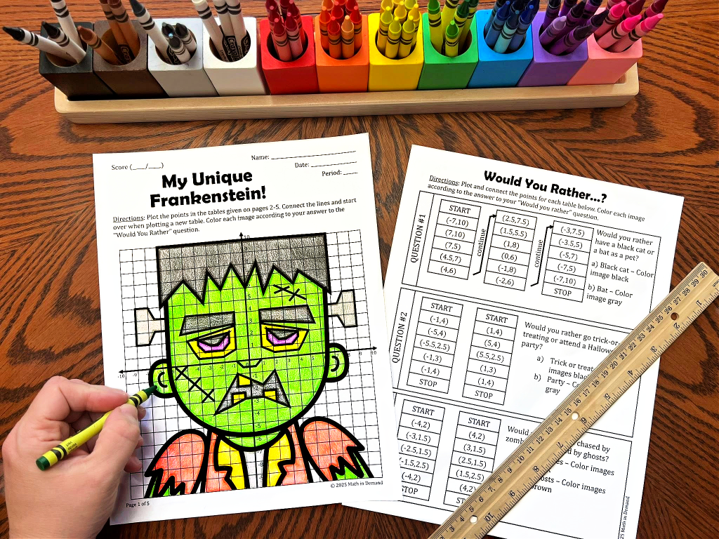 Halloween Frankenstein Mystery&nbsp;Graph